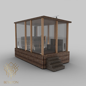 Mobilna sauna z balią